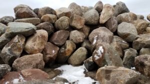 3-4 Foot Boulder Pile