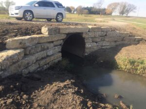 Honey-Oak-around-culvert