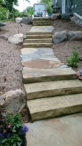 Steps-and-flagstone