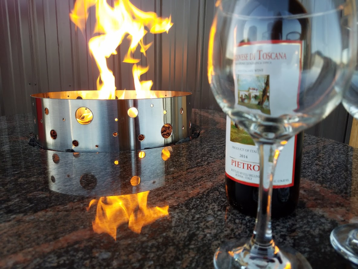 fire-with-wine